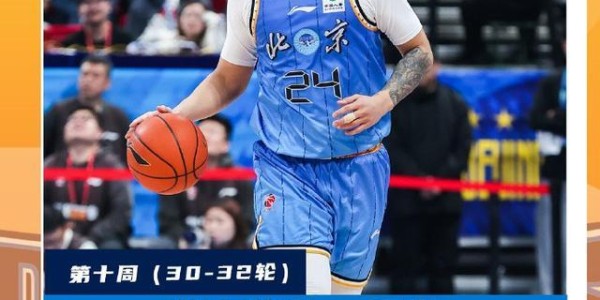 开云-CBA官方：赵睿、塔克当选常规赛第十周最佳球员
